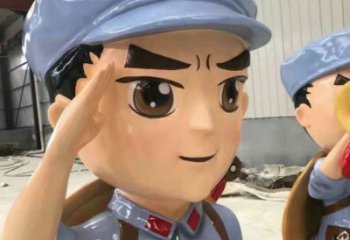 武警雕塑 大型別墅區(qū)警察雕塑 農(nóng)村戰(zhàn)士雕塑