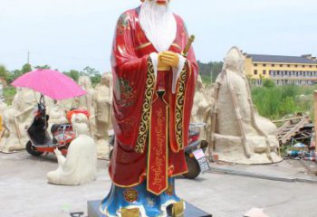 現(xiàn)代月老雕塑 大型別墅區(qū)擺件 烤漆神話雕塑