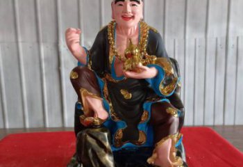 濟公雕塑 現代景觀擺件 鑄銅神話雕塑