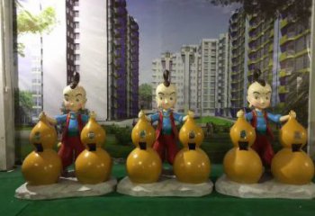 街道濟公雕塑 現代景觀擺件 彩繪工藝雕塑