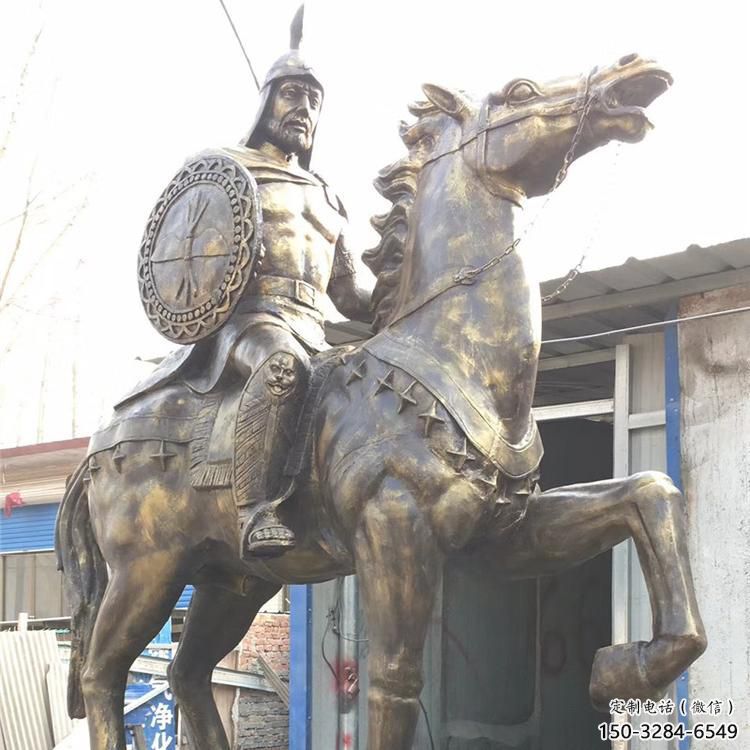 騎馬人雕塑 風(fēng)景區(qū)幾何雕塑 廣場小品