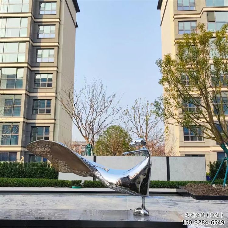 房地產跳舞雕塑 現代景觀舞者雕塑 幾何女孩雕塑