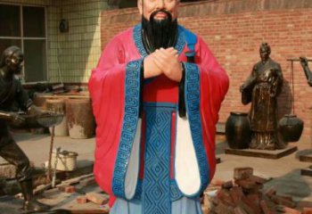 創(chuàng)意孔子雕塑 步行街店門口雕塑 學(xué)校小品