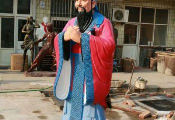 公園孔子雕塑 酒店門口雕塑 教育擺件