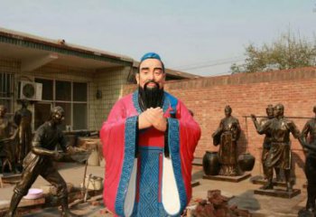 庭院孔子雕塑 城市教育雕塑 學(xué)校小品