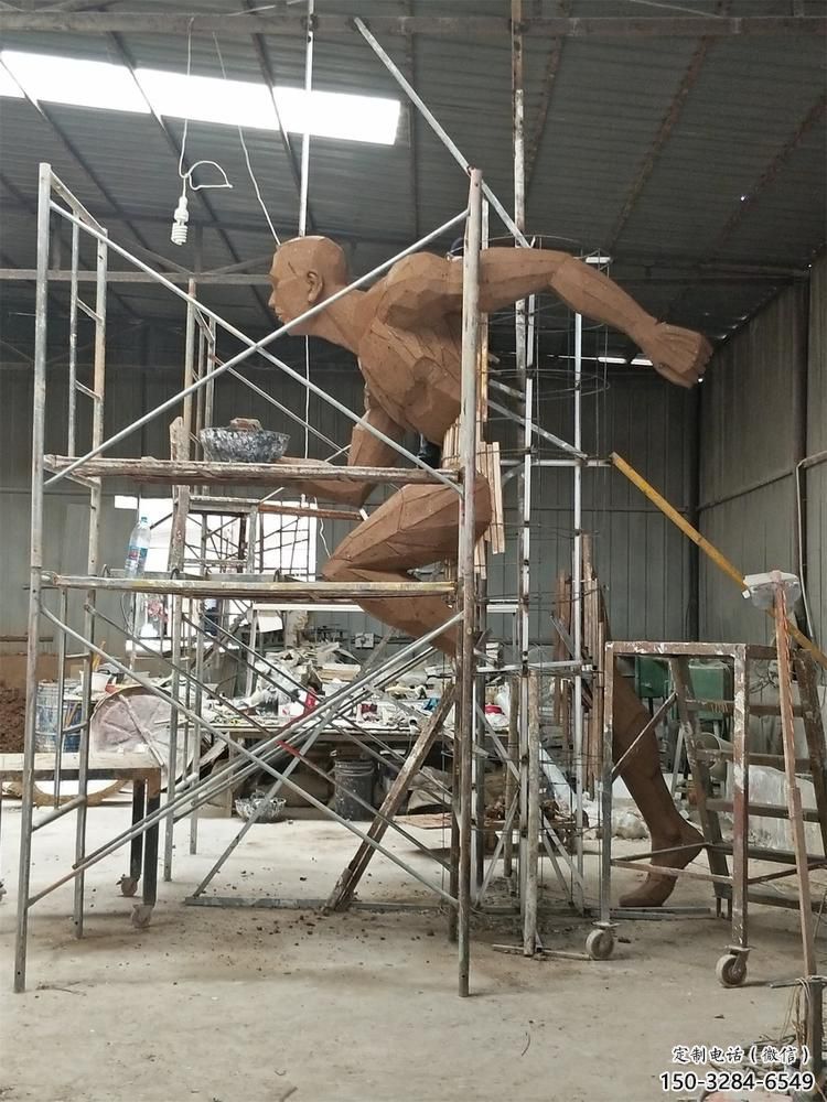 抽象蜘蛛俠雕塑 店門口彩繪雕塑 步行街?jǐn)[件