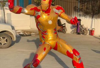 創意蜘蛛俠雕塑 步行街店門口雕塑 卡通小品