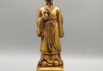 庭院張仲景雕塑 公園草地藥王雕塑 鍛造名醫雕塑