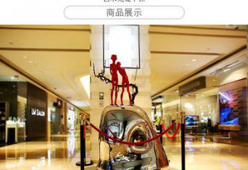 彩繪迎賓雕塑 大型城市雕塑 商業(yè)街?jǐn)[件