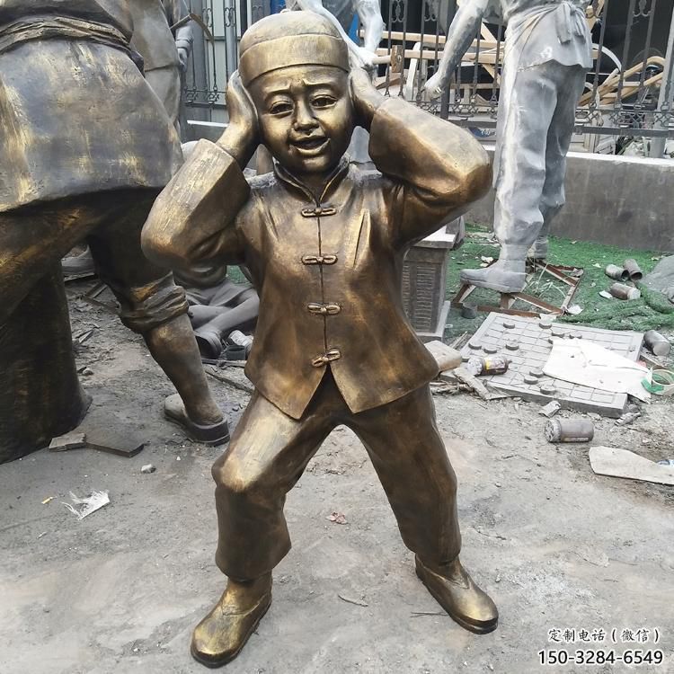 街道爆米花雕塑 現(xiàn)代景觀民俗雕塑 彩繪小吃雕塑