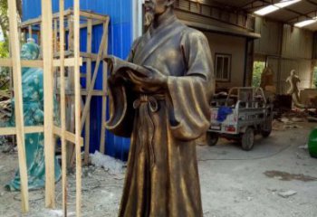 草地李時珍雕塑 現代校園古代雕塑 大型名醫雕塑