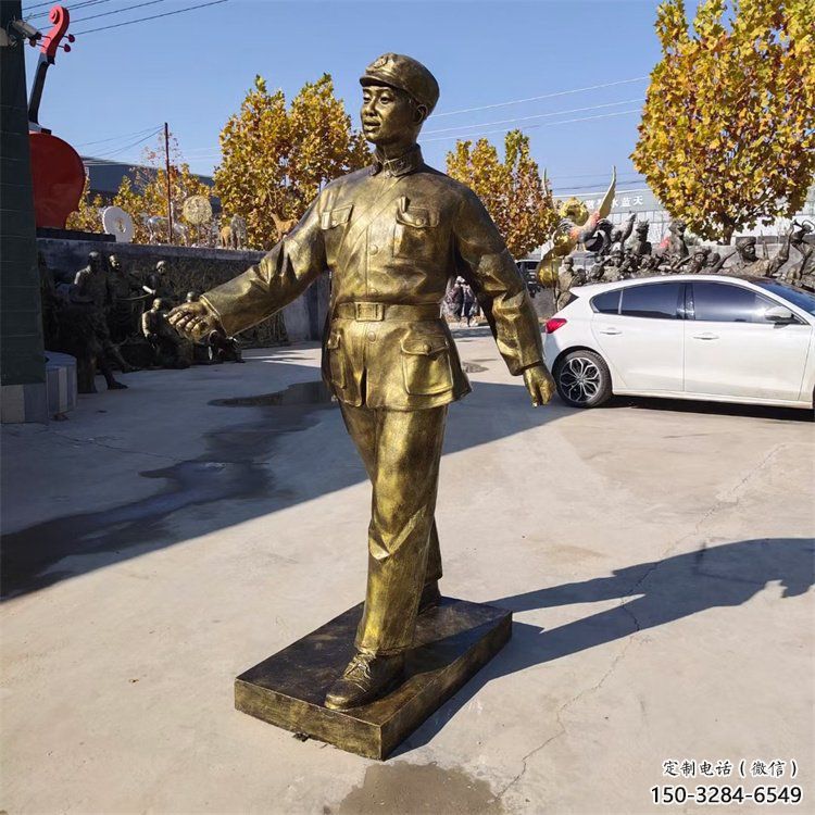 大門口雷鋒雕塑 發光公園古代雕塑 仿真英雄雕塑