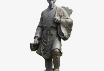 景觀場李時珍雕塑 景觀古代雕塑 仿真名醫雕塑