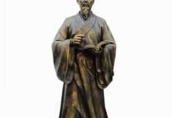 園林李時(shí)珍雕塑 大型景觀古代雕塑 中式名醫(yī)雕塑