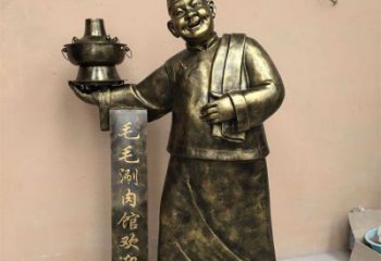 大型火鍋雕塑 歐式步行街小吃雕塑 彩繪民俗文化雕塑