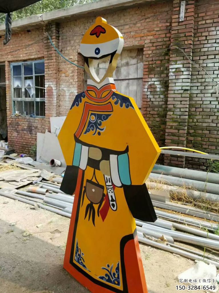 戶外皮影雕塑 噴漆雕塑 抽象傳統雕塑