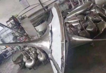 大門口陀螺雕塑 發光公園雕塑 仿真地標雕塑