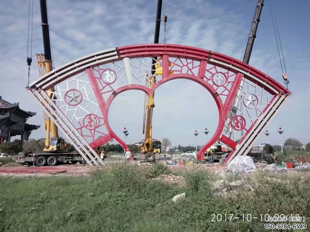 室內大門雕塑 仿真景觀雕塑 大型拱門雕塑