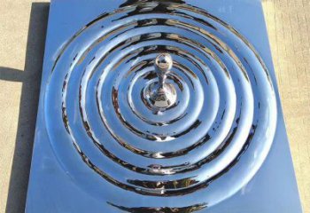 幾何水珠雕塑 發光公園雕塑 大門口雕塑