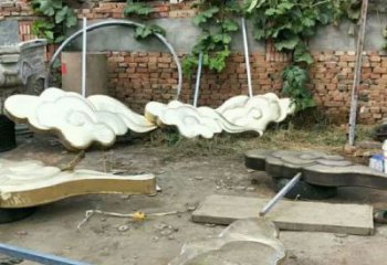 公園云彩雕塑 戶外云團(tuán)雕塑 抽象祥云雕塑