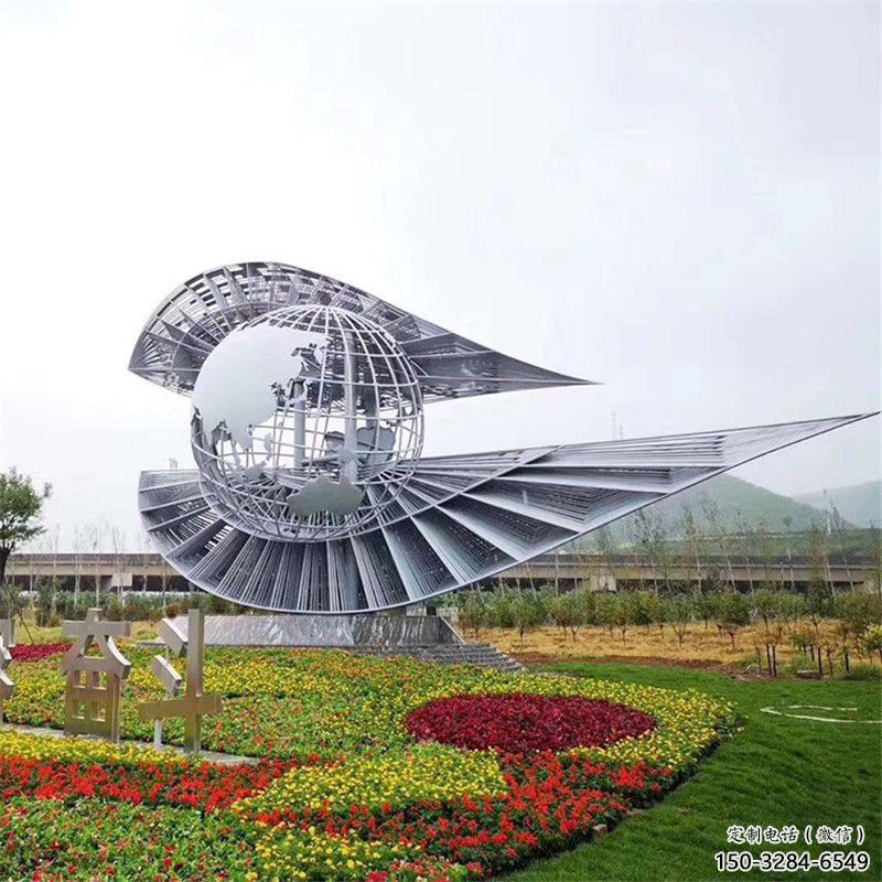 房地產眼睛雕塑 現代雕塑 幾何眼球雕塑