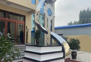 幾何鑰匙雕塑 發(fā)光公園金鑰匙雕塑 大門(mén)口雕塑