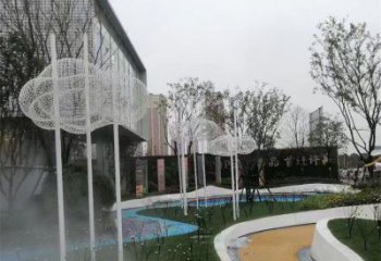 景觀云梯雕塑 彩繪剪紙?zhí)葑拥袼?校園云朵雕塑