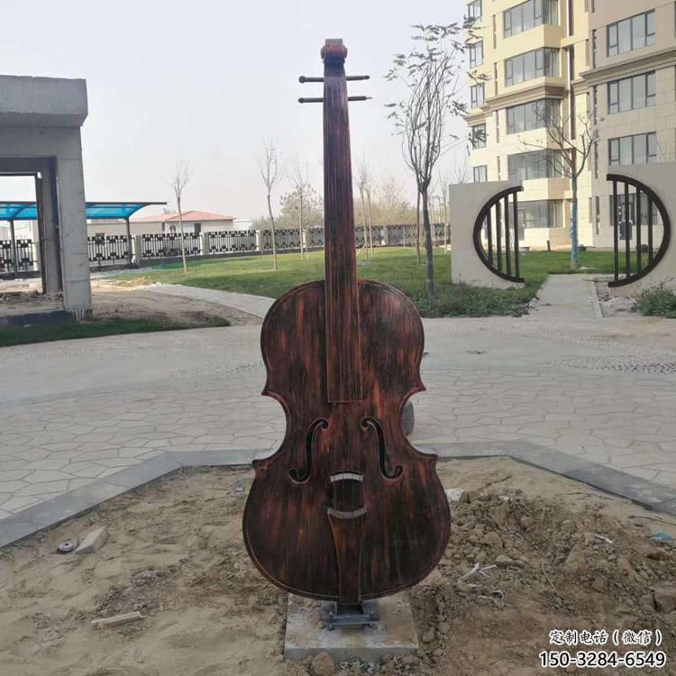 烤漆樂譜雕塑 鋼管符號雕塑 室內(nèi)音樂雕塑