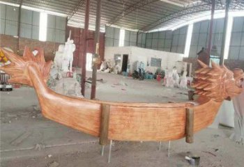 景觀龍舟雕塑 剪影劃槳雕塑 商業(yè)街競賽雕塑