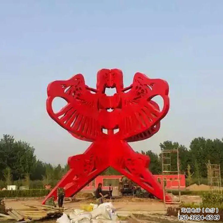 房地產(chǎn)風箏雕塑 現(xiàn)代雕塑 幾何景觀雕塑