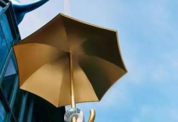 房地產(chǎn)雨傘雕塑 現(xiàn)代撐傘雕塑 幾何民俗雕塑