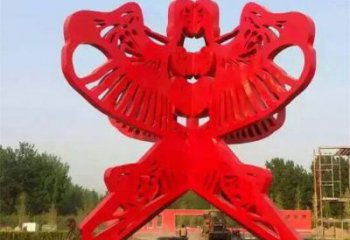 大門(mén)口風(fēng)箏雕塑 發(fā)光公園景觀雕塑 仿真雕塑