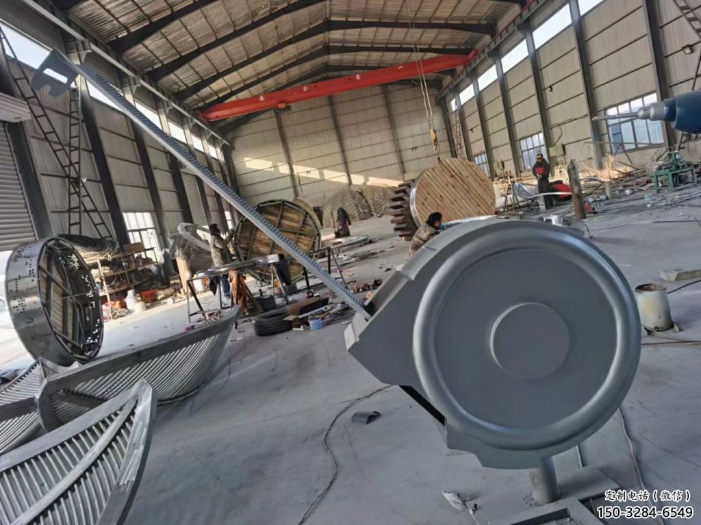 切面螺絲釘雕塑 燈光庭院工業雕塑 校園器械雕塑