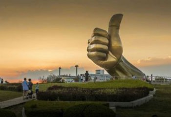 景觀拇指雕塑 剪影大拇指雕塑 商業(yè)街點贊雕塑