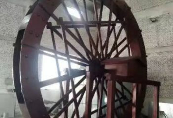 異形水車雕塑 現代校園雕塑 校園仿古雕塑