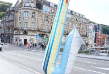 景觀薩克斯雕塑 剪影樂器雕塑 商業(yè)街西方樂隊雕塑