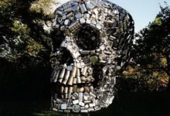 公園骷髏雕塑 創(chuàng)意企業(yè)骷髏頭雕塑 美陳鬼怪雕塑