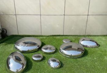 鑄造鵝卵石雕塑 中式村口雕塑 景觀空心石雕塑