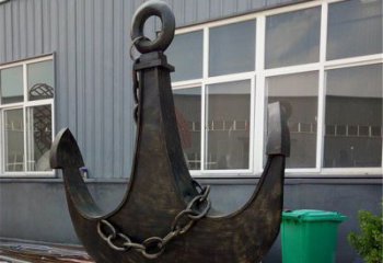 仿古船錨雕塑 騰飛碼頭雕塑 房地產雕塑