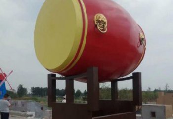 歐式戰(zhàn)鼓雕塑 抽象希望喜慶雕塑 景觀民族雕塑