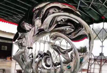 幾何水花雕塑 發光公園雕塑 大門口水景雕塑