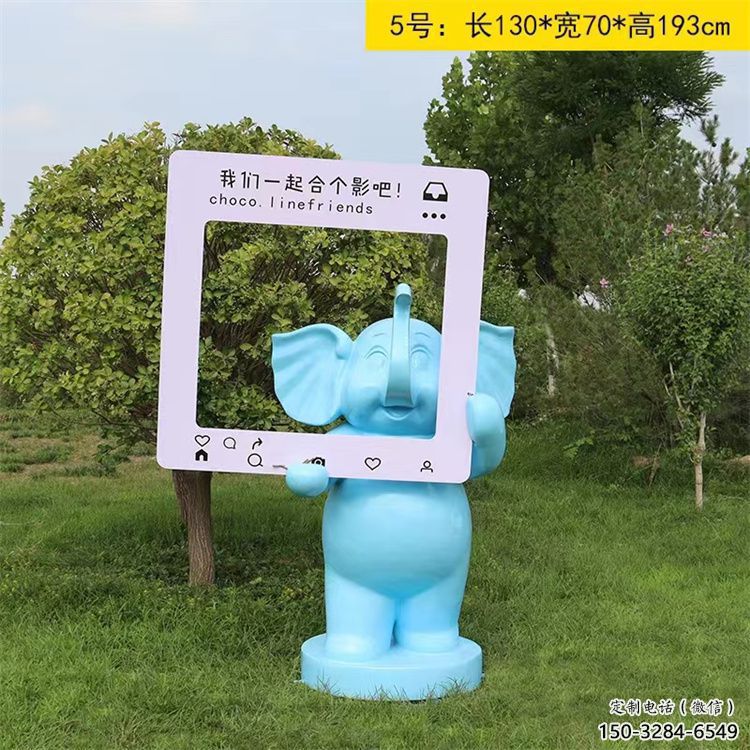 大象雕塑指用，景觀雕塑，彩繪大象雕塑點擊