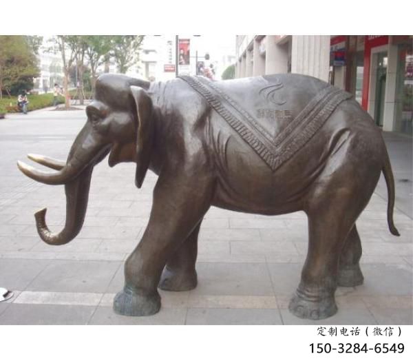 銅大象雕塑優選，陸地擺件，銅大象雕塑生產