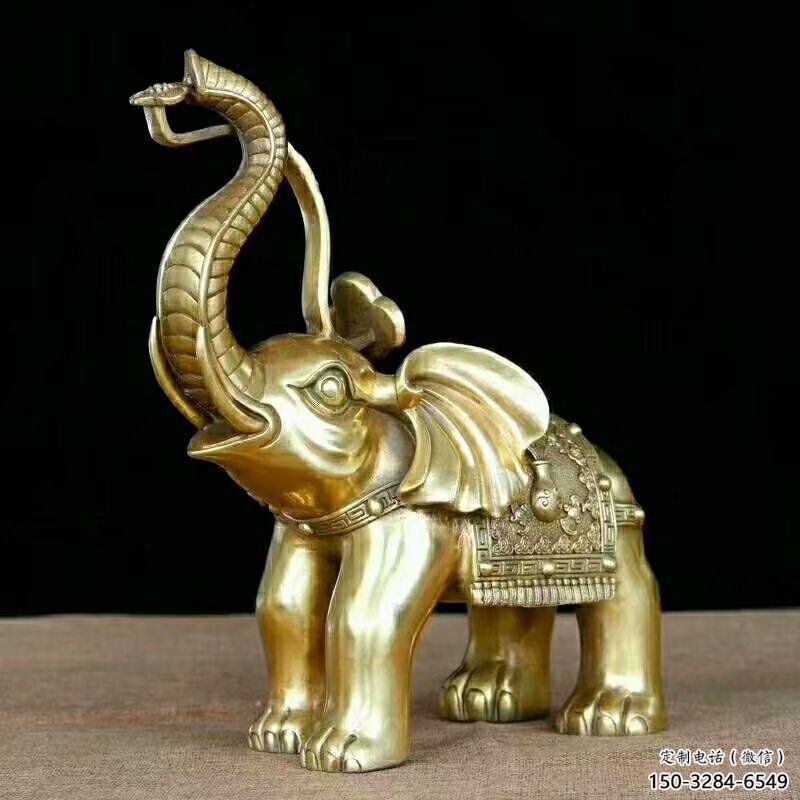 大象雕塑承接，景區案例，黃銅大象雕塑承接