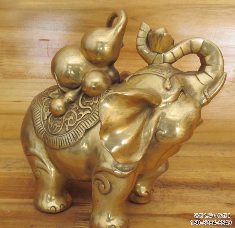 公園大象雕塑定價，美陳概念，黃銅大象雕塑選用