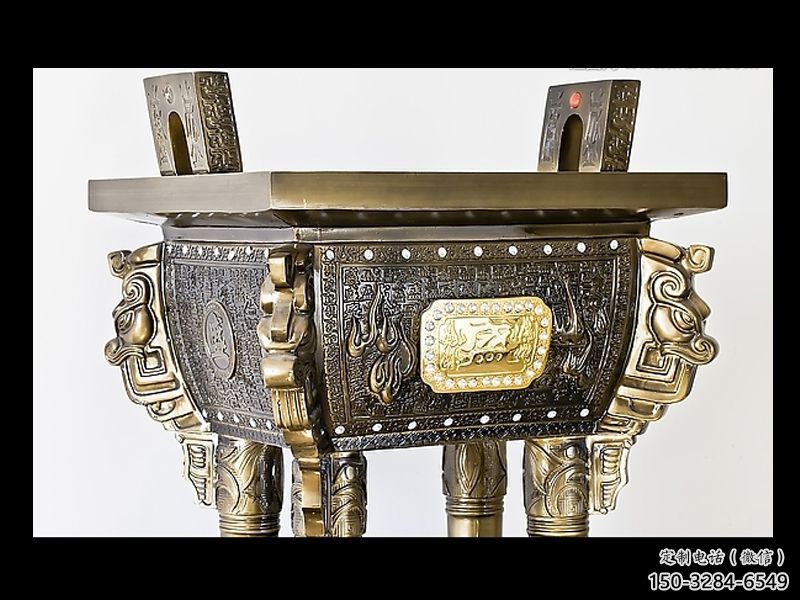 古法司母戊鼎雕塑-鑄銅鼎-鑄造廠家