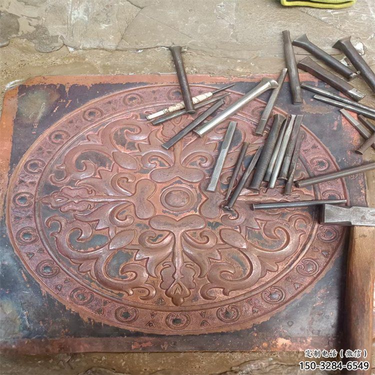 花卉浮雕精品，鍛銅構(gòu)件，別墅花卉浮雕廠家