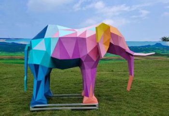 烤漆大象雕塑制造商，室外軟裝，烤漆大象雕塑承接