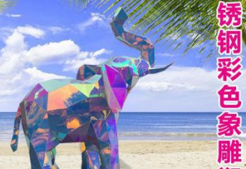 商場大象雕塑展品，景觀概念，景觀烤漆大象雕塑優選