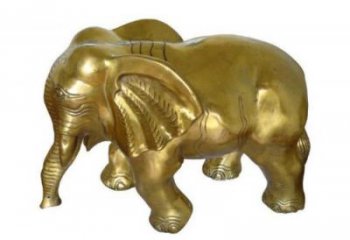 藝術(shù)大象雕塑精選，街道標(biāo)識(shí)，銅大象雕塑工程指用